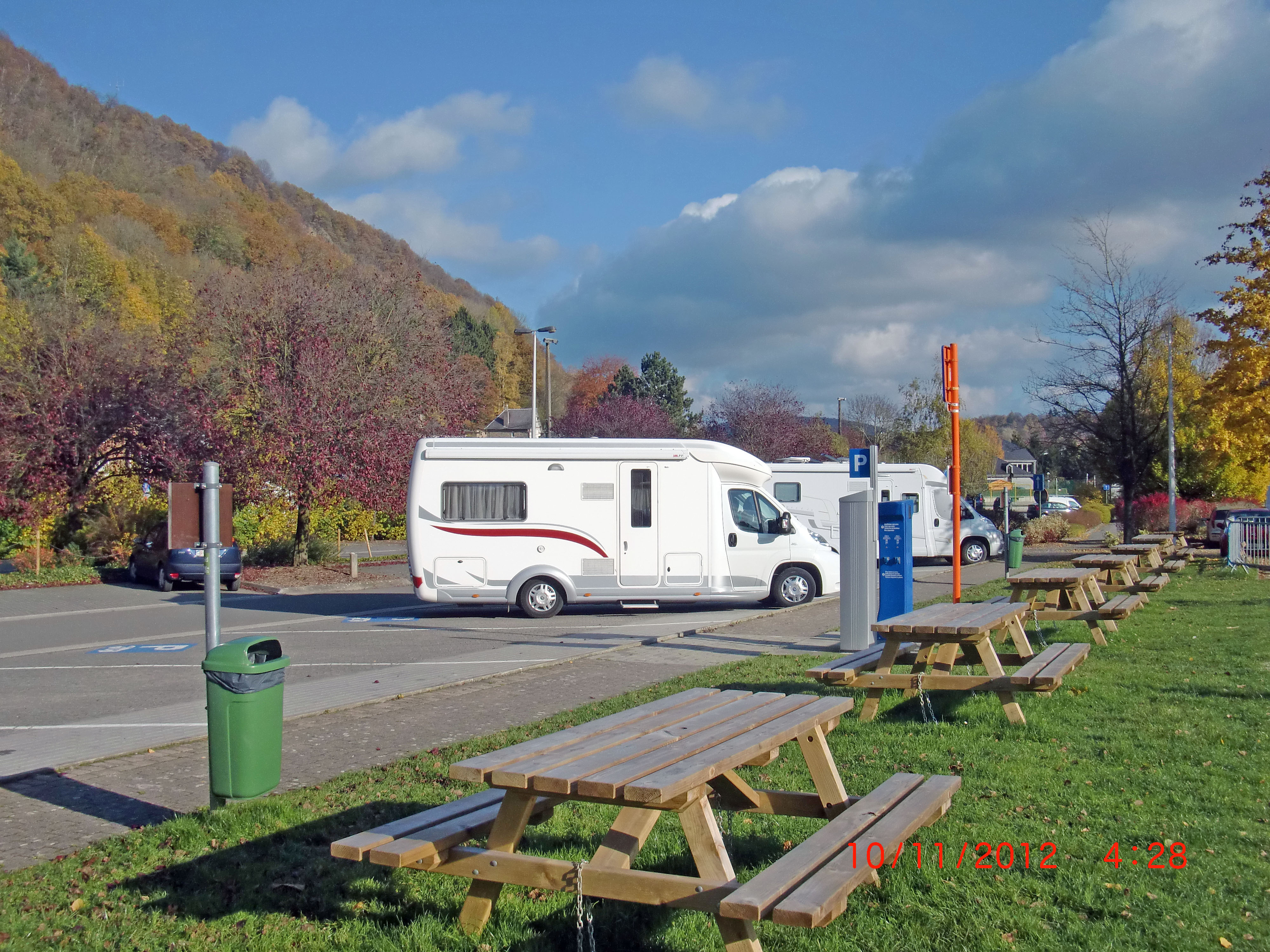 Aire pour motor-homes d&rsquo;Aywaille