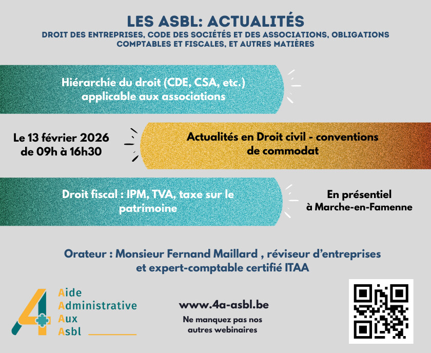 Les ASBL : Formation