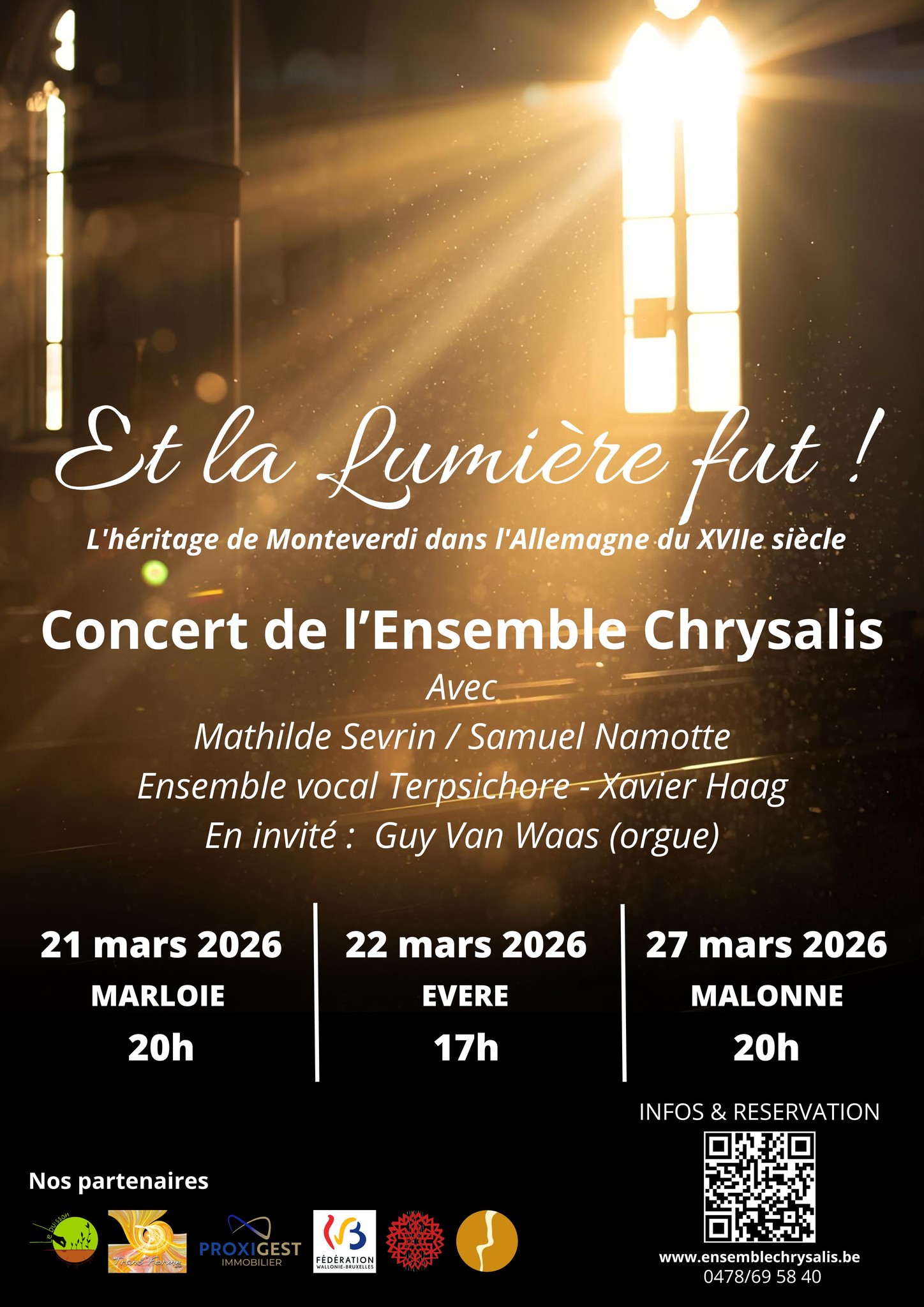 Concert: ET la lumière fût!
