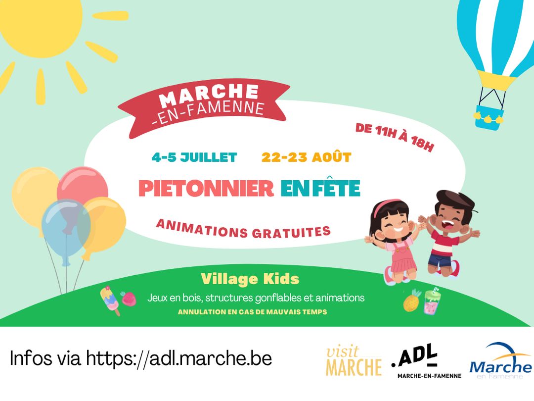 Piétonnier en fête : Village Kids