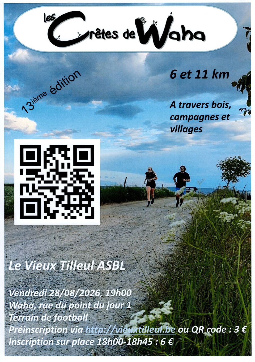 JOGGING : Les Crêtes de Waha