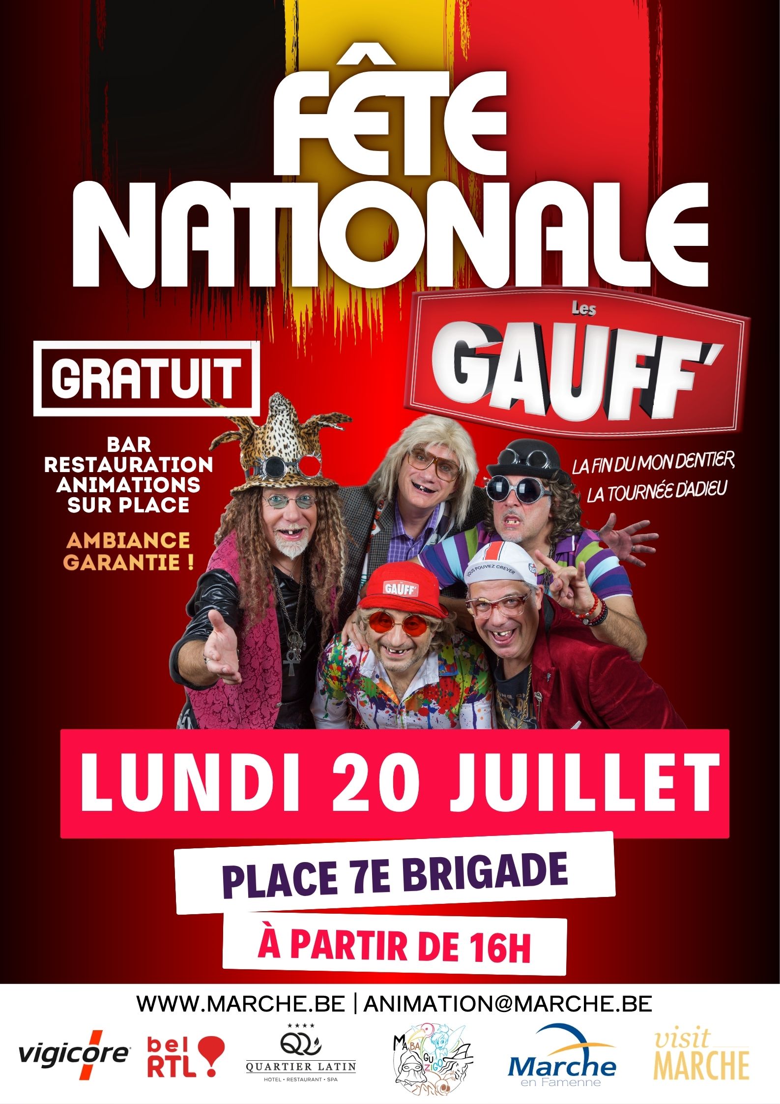 Affiche Les Gauff 20 juillet 2026