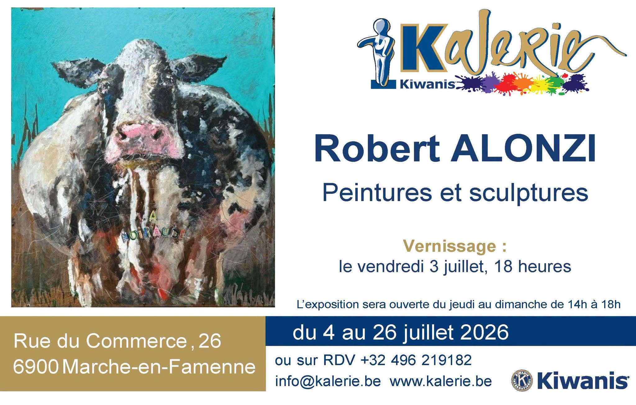Exposition (peintures): Robert Alonzi