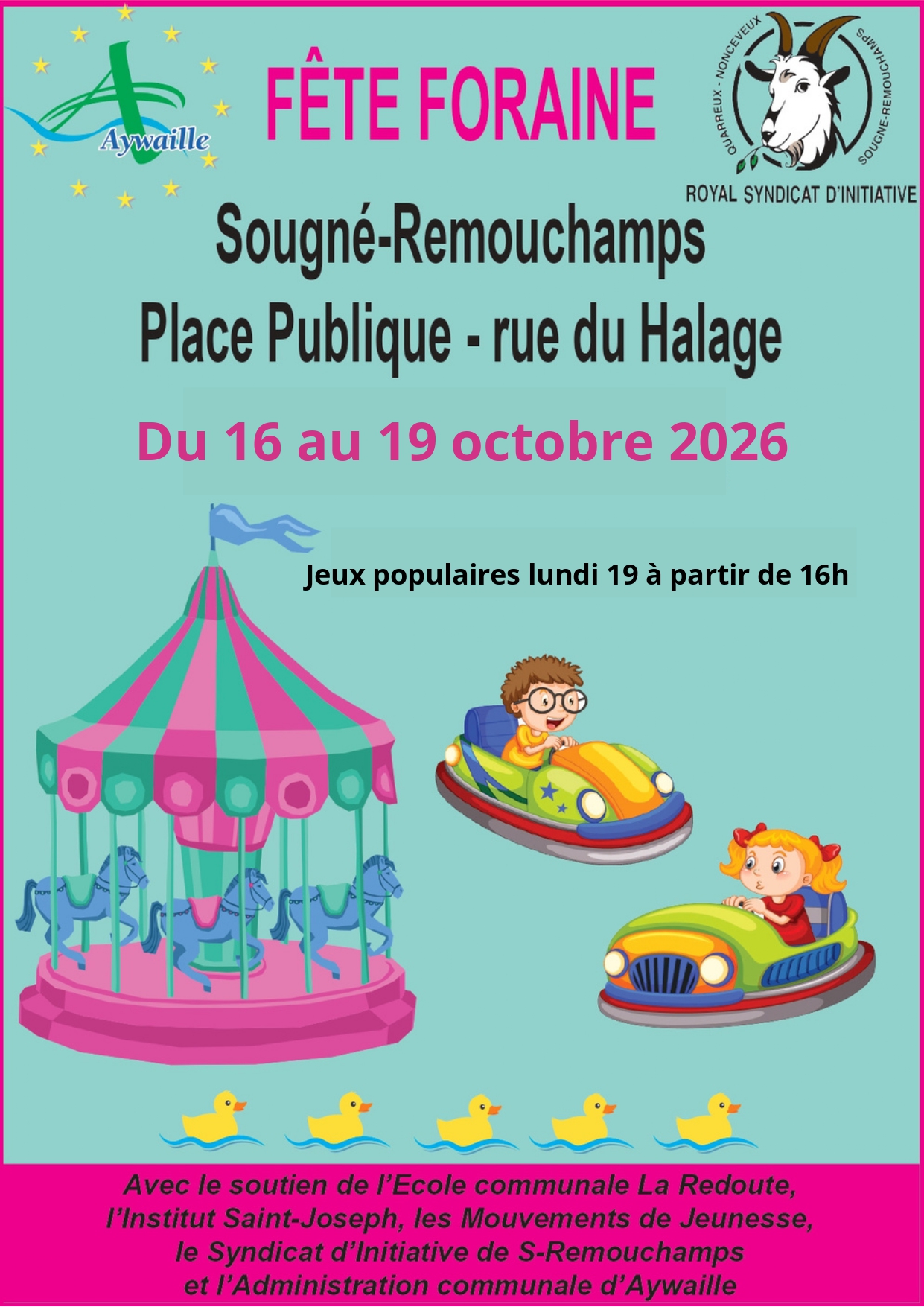 Fête foraine à Remouchamps