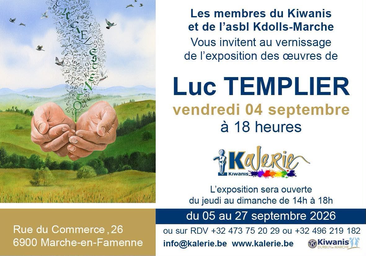 Exposition (peintures): Luc Templier