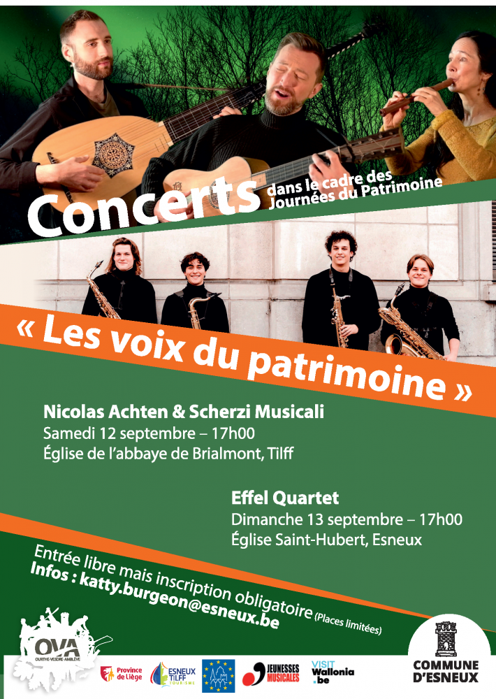 Concert – Nicolas Achten & Scherzi Musicali – Journée du Patrimoine