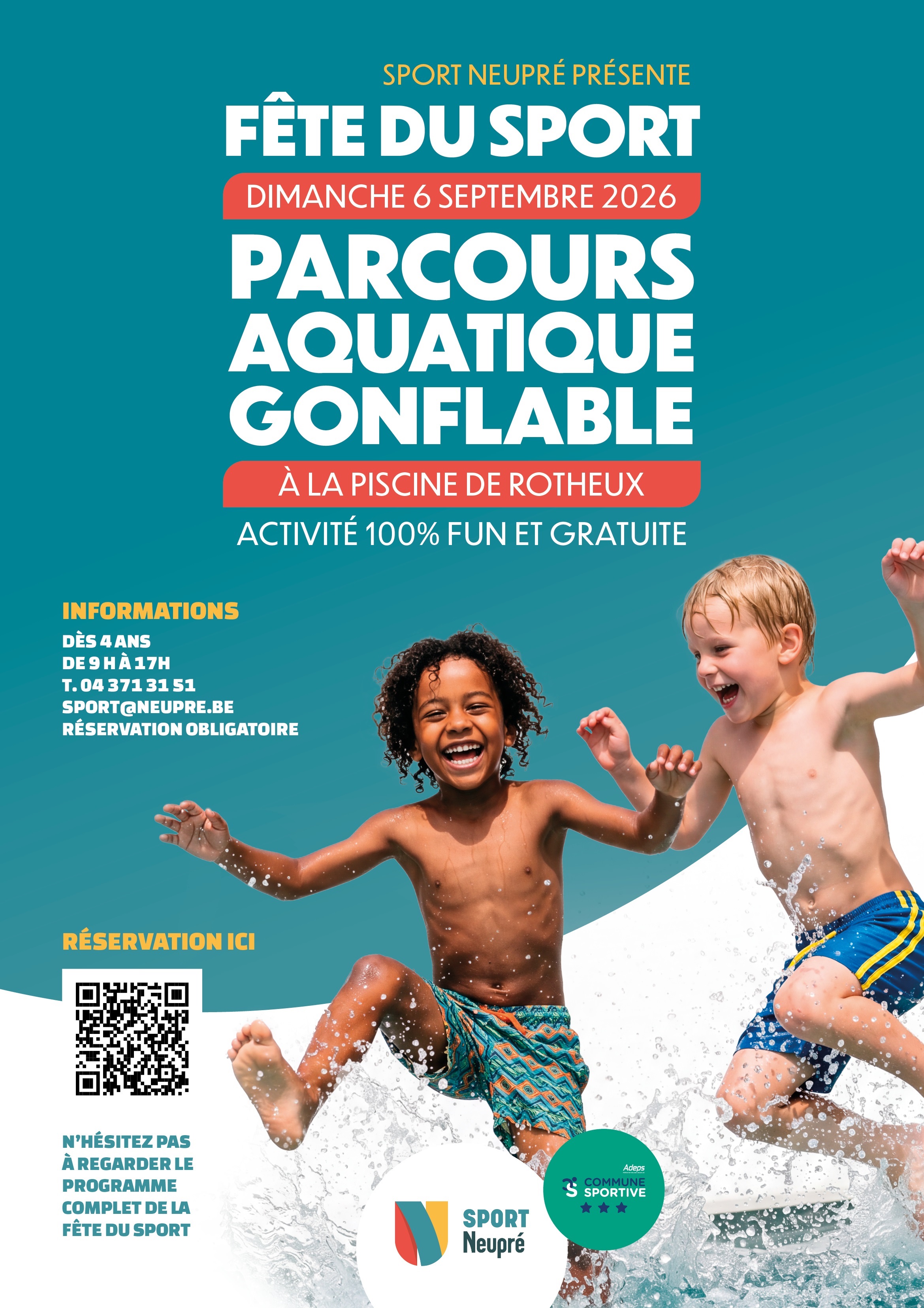 Activités fun pendant la fête du sport à Neupré