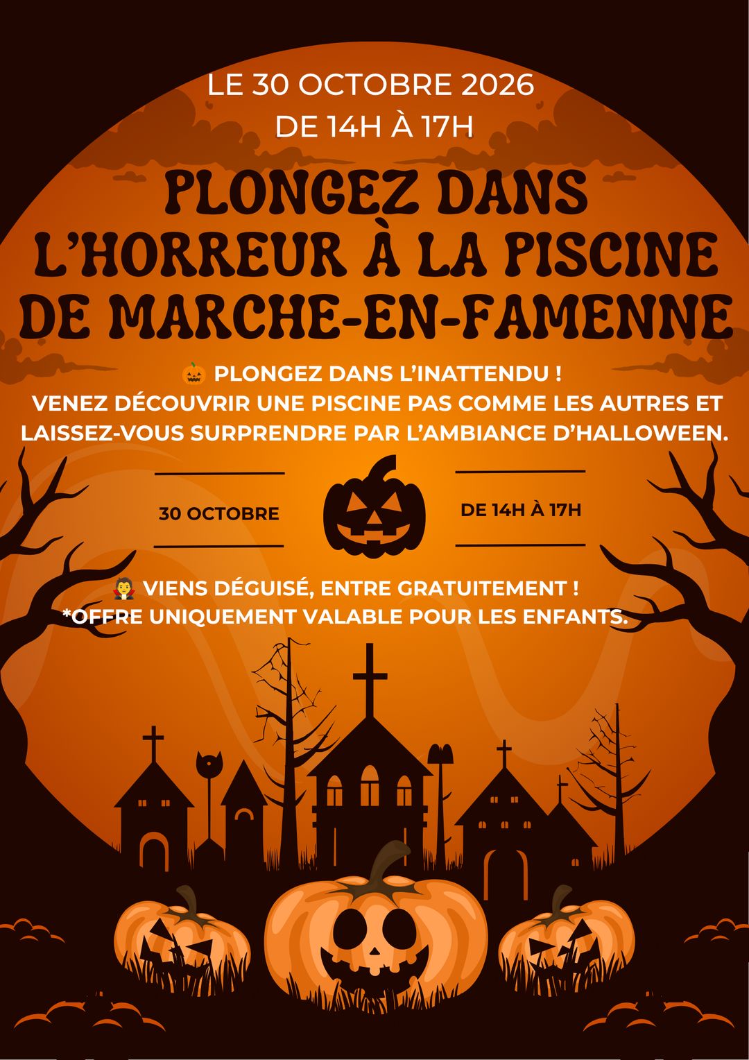 Plongez dans l'horreur à la piscine de Marche-en-Famenne