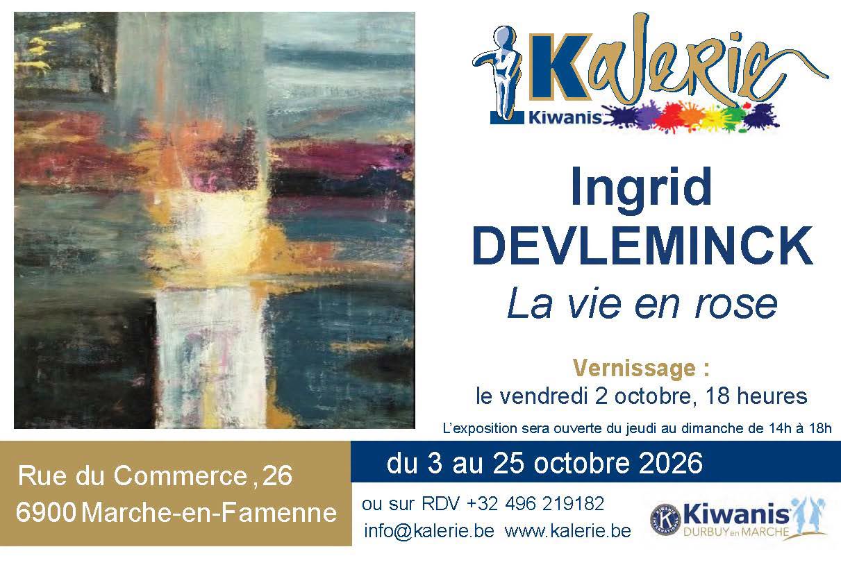 Exposition (peintures): Ingrid Devleminck