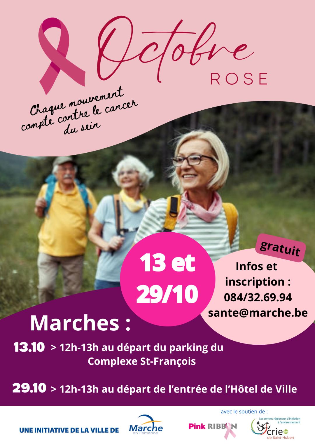 La Marche Rose : chaque pas compte dans la prévention du cancer du sein !