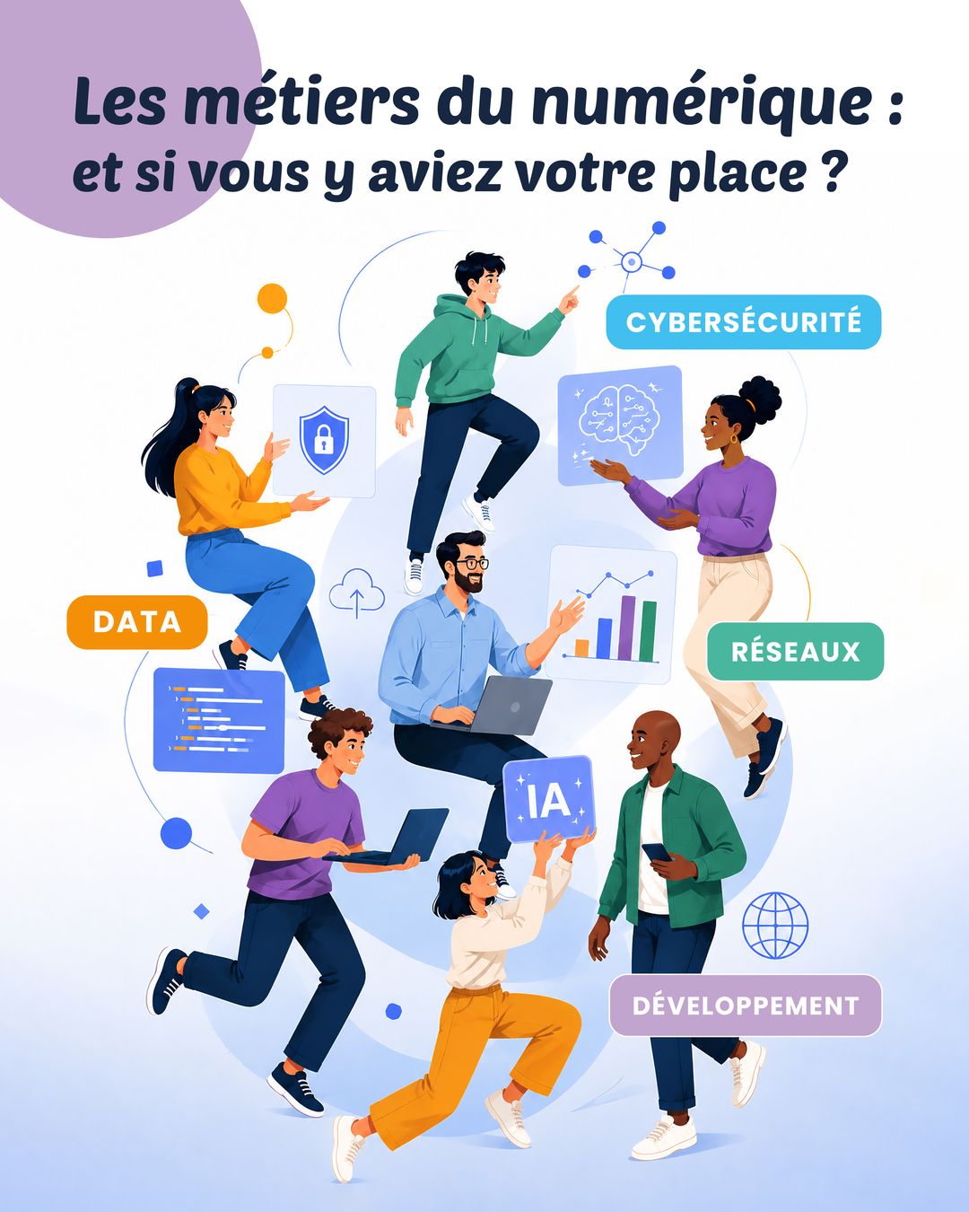 Séance d'information : découvrir les métiers du numérique