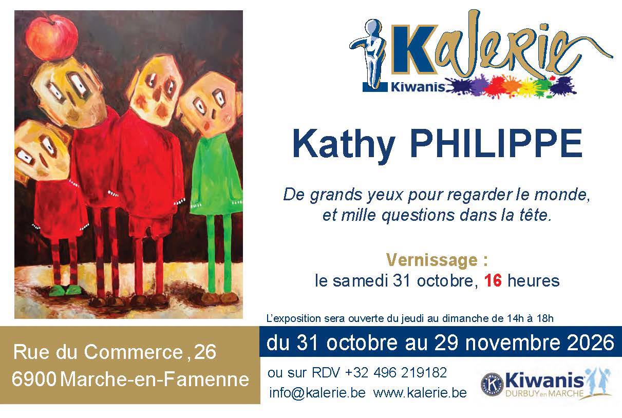 Exposition (peintures): Kathy Philippe
