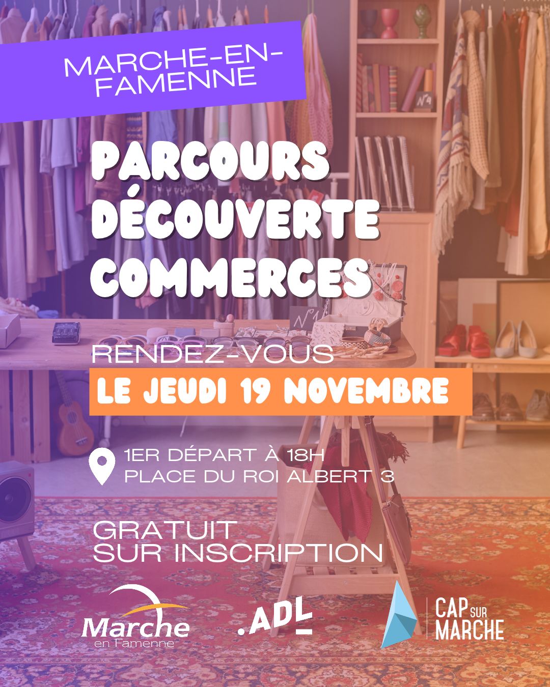 Parcours découverte commerces