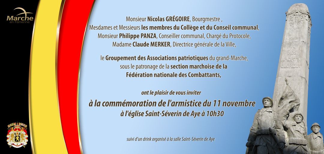 Commémoration Armistice du 11 novembre