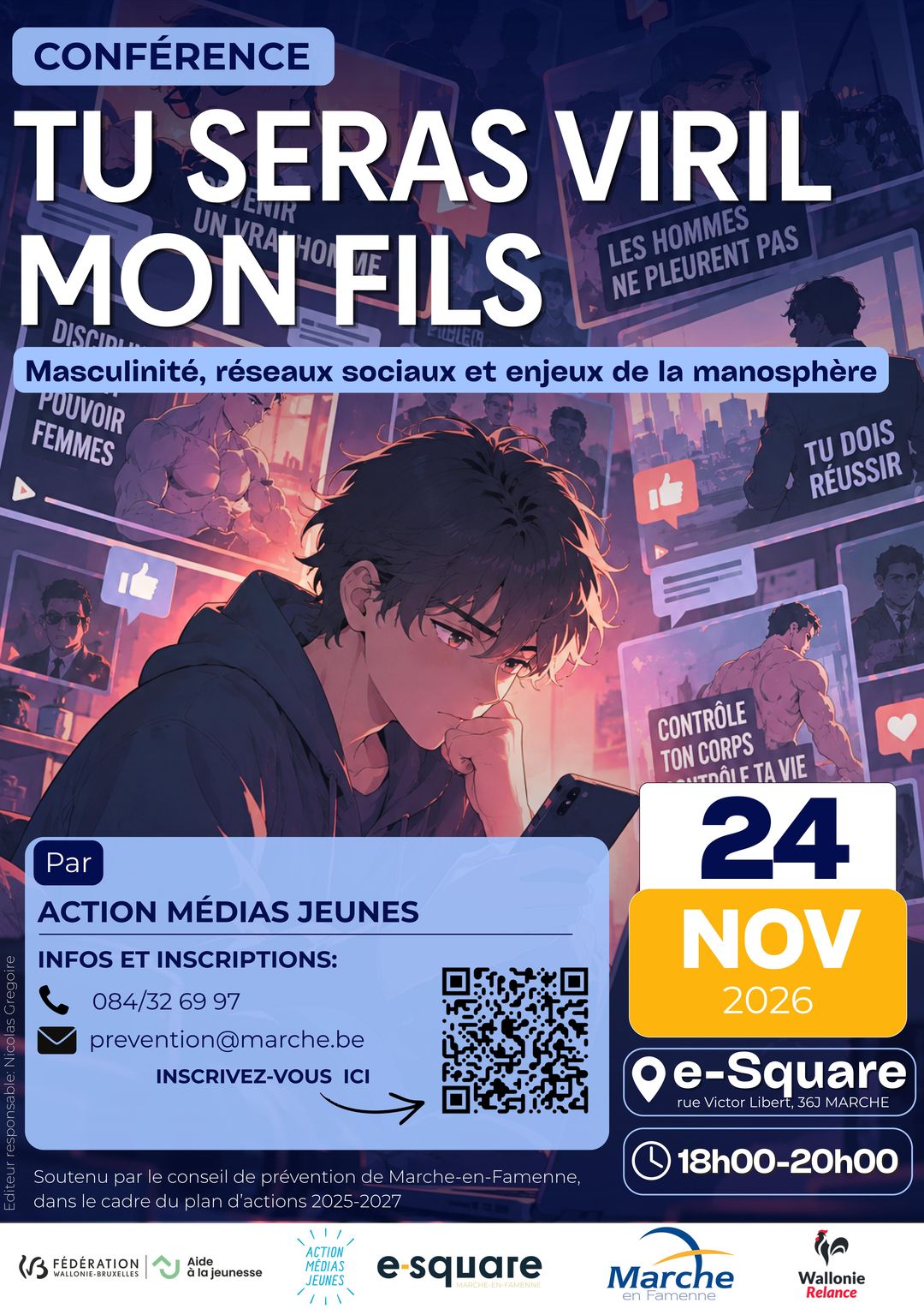 Conférence : Tu seras viril mon fils